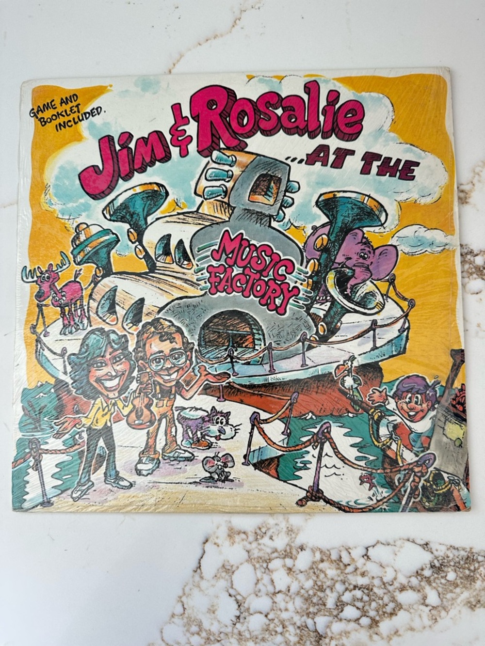 Jim and Rosalie at the music factory 1981 LP   Vinyl record